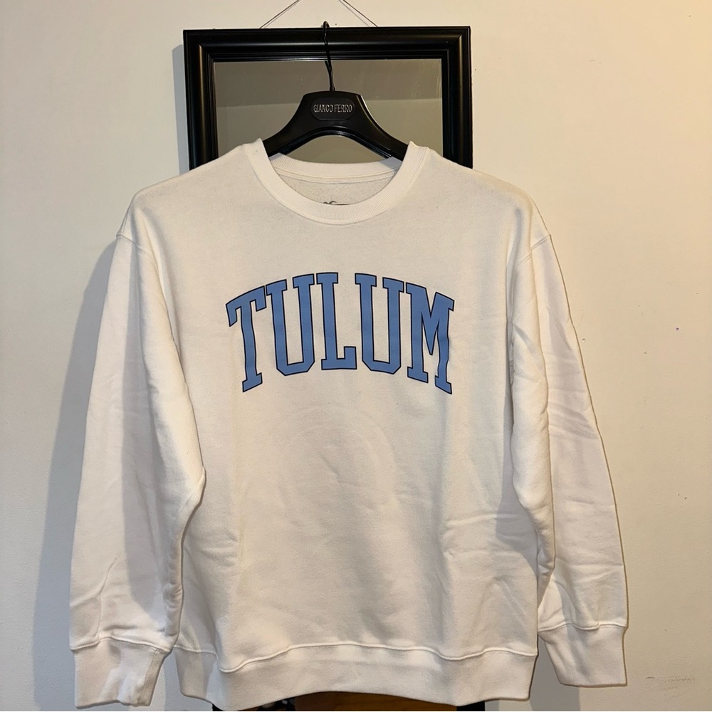 Hollister Women White Crewneck